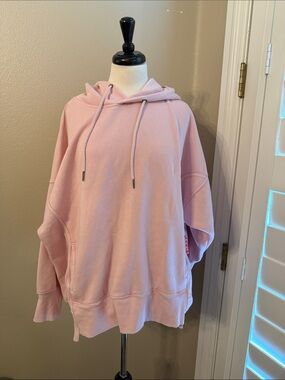 Free movement Pink Women's Hooded Pullover Sweater oversized
